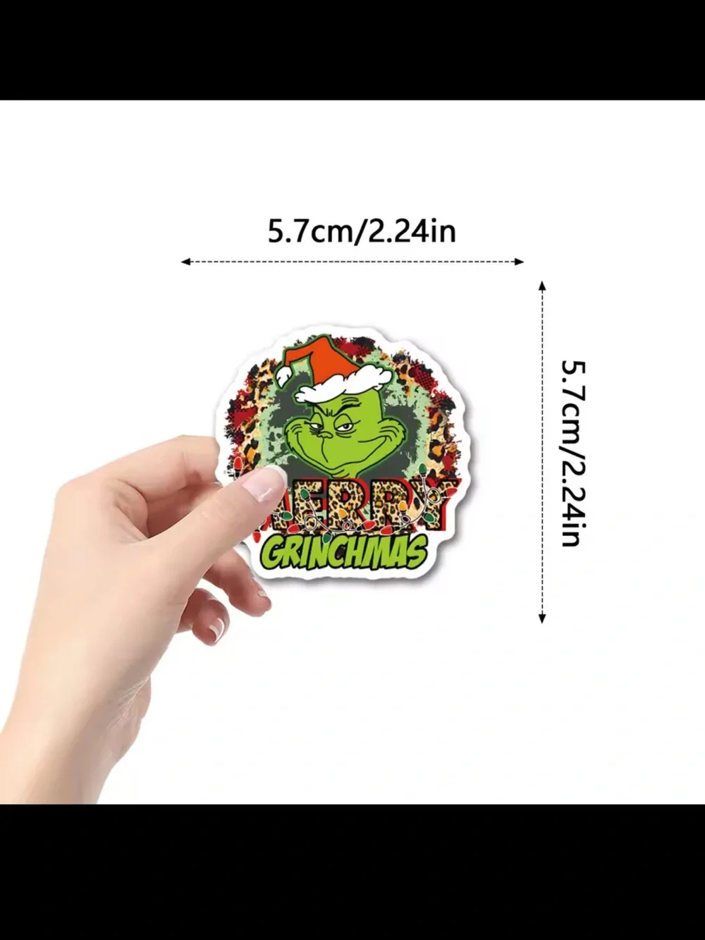 $1 Grinch Holiday Sticker Pack $1 WITH ANY $10 ORDER OR MORE
